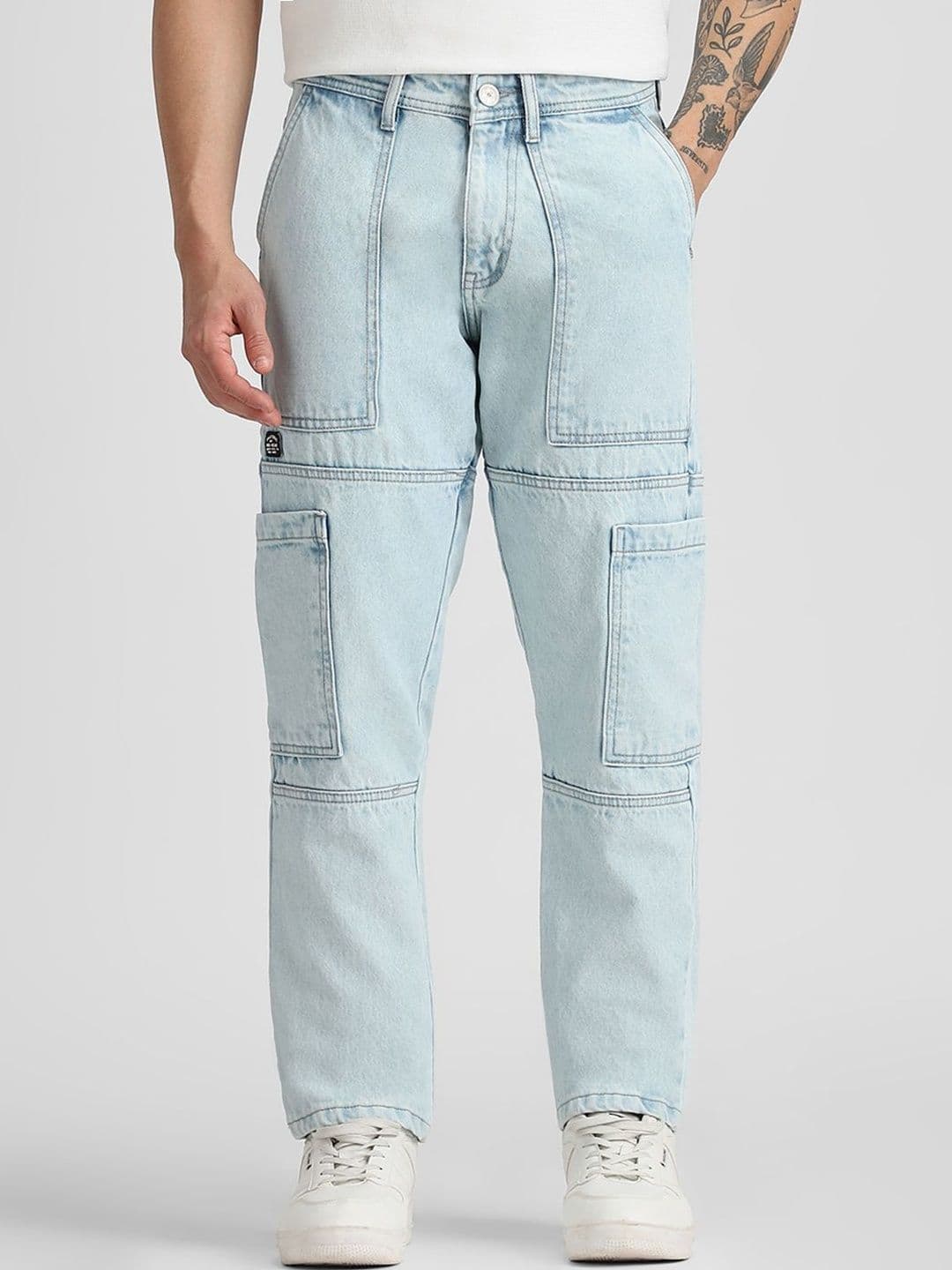 Klub Fox Men Straight Fit Cargos Jeans - view 1