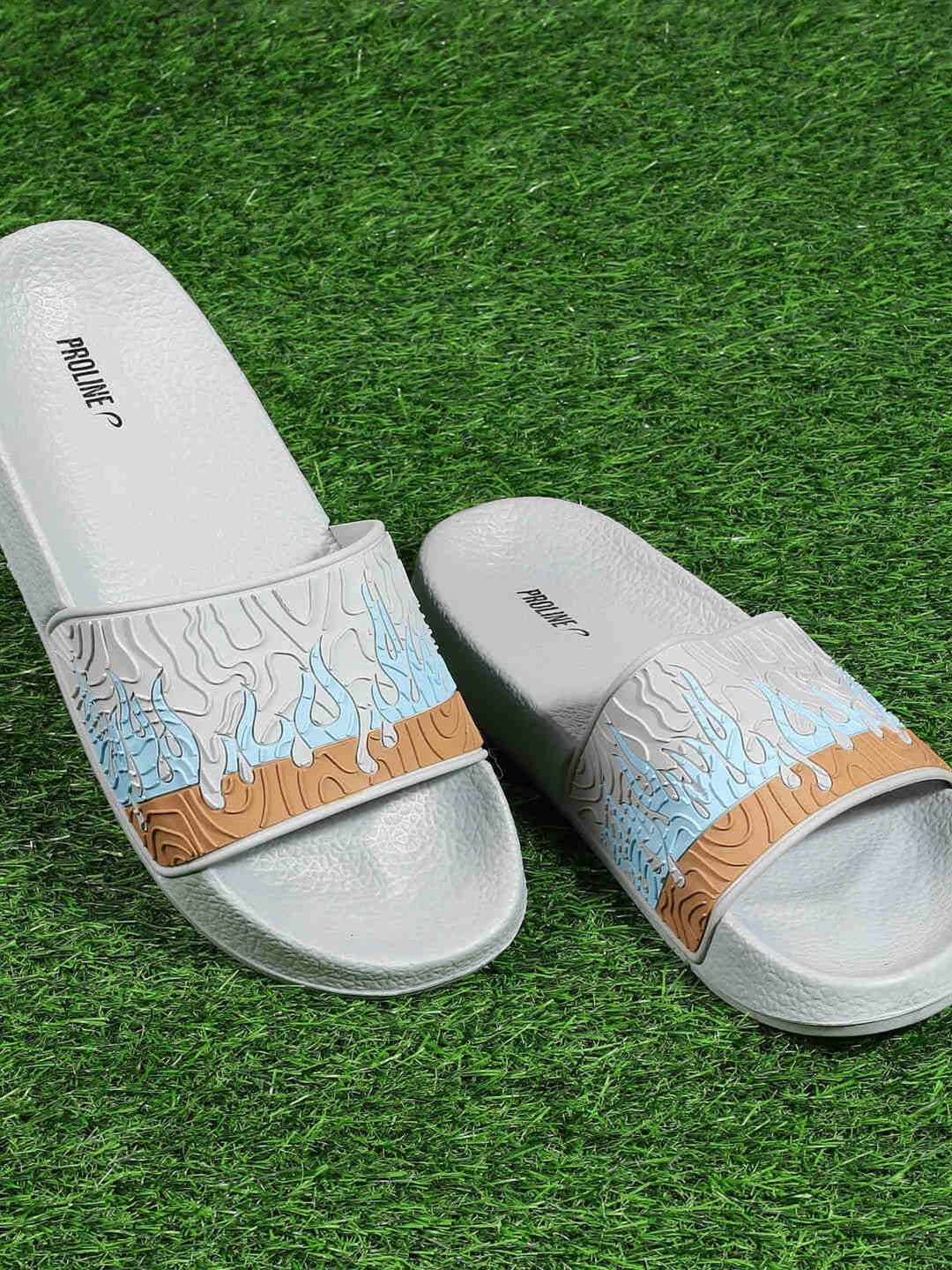 Proline Men Self Design Casual Sliders - view 1