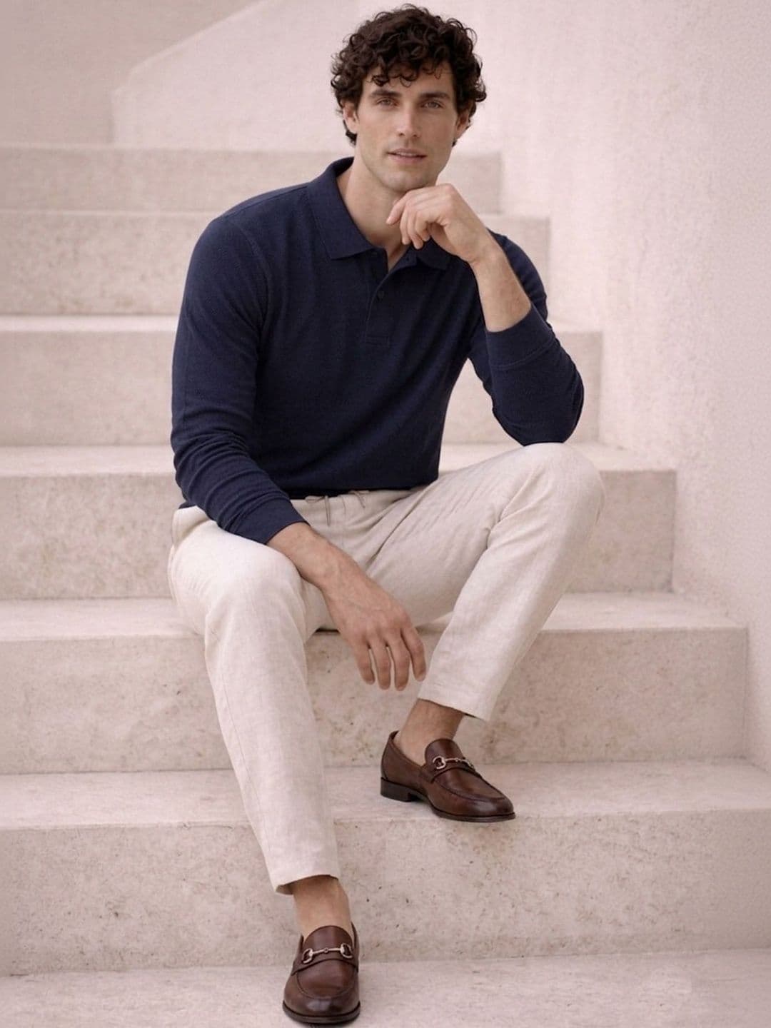 Mast & Harbour Men Polo Collar T-shirt thumbnail 4
