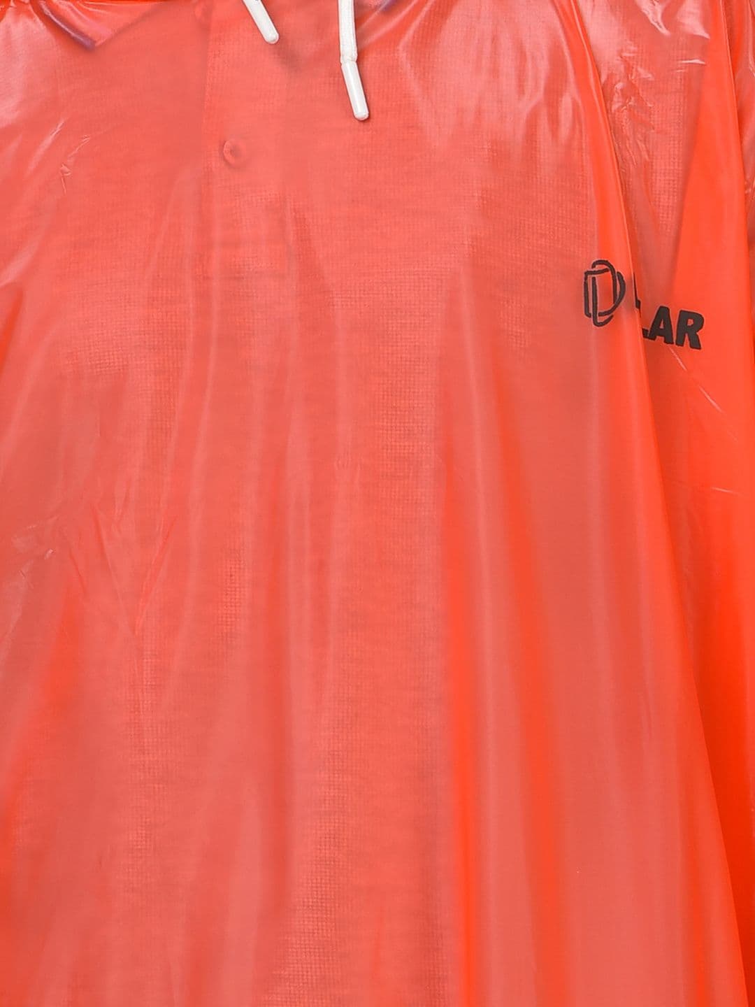 Dollar Unisex Waterproof PVC Rain Poncho with Adjustable Hood thumbnail 7
