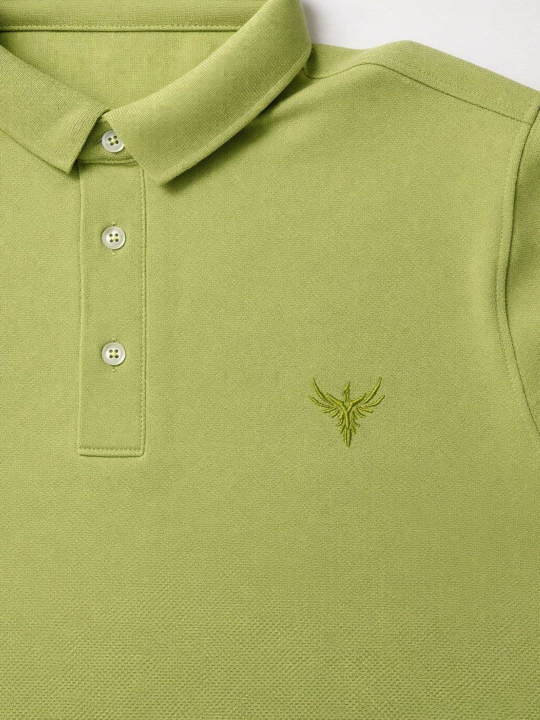 Utopium Men Brand Logo Polo Collar T-shirt thumbnail 5