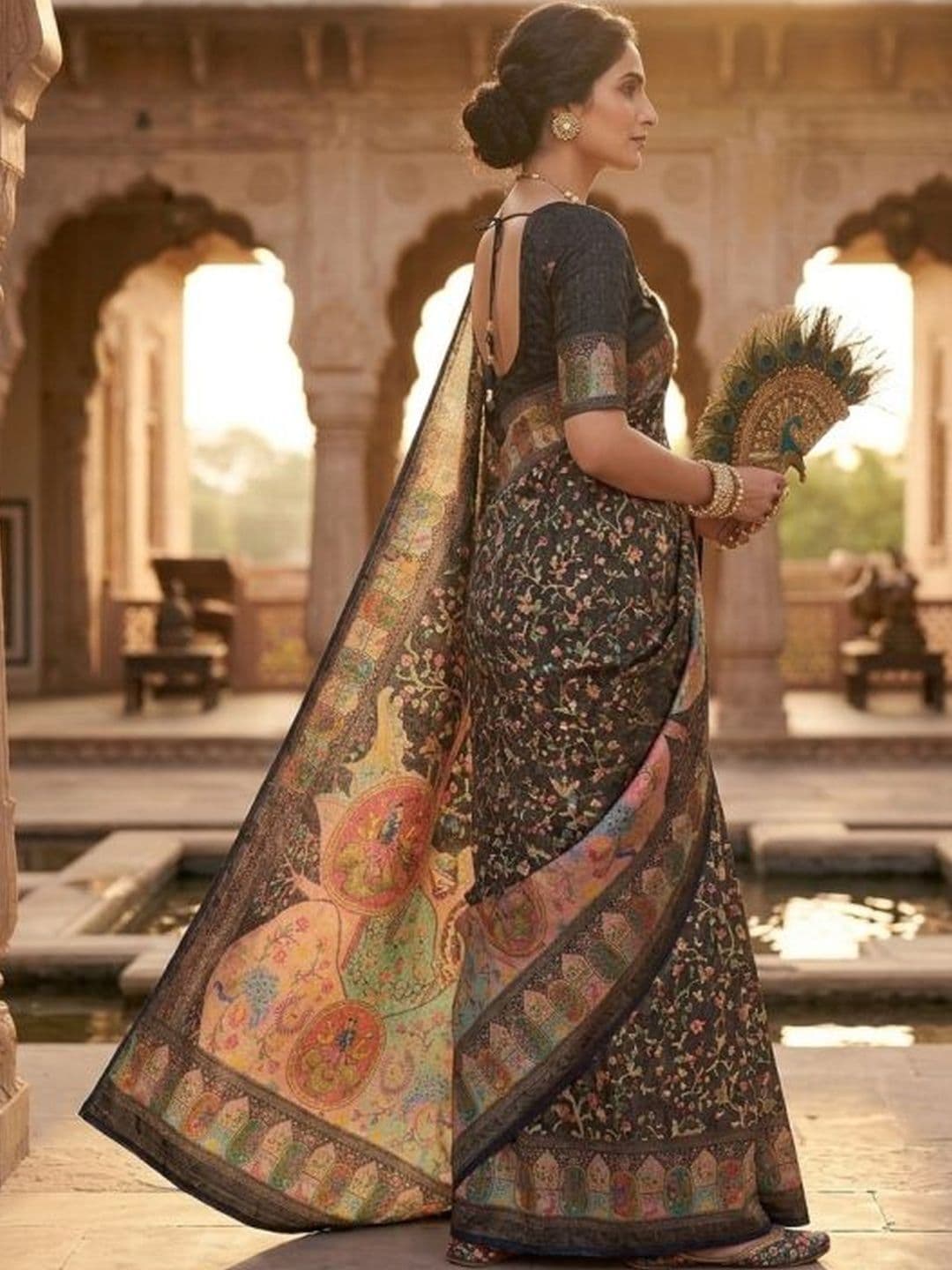 P K SAREES Ethnic Motifs Banarasi Saree thumbnail 4