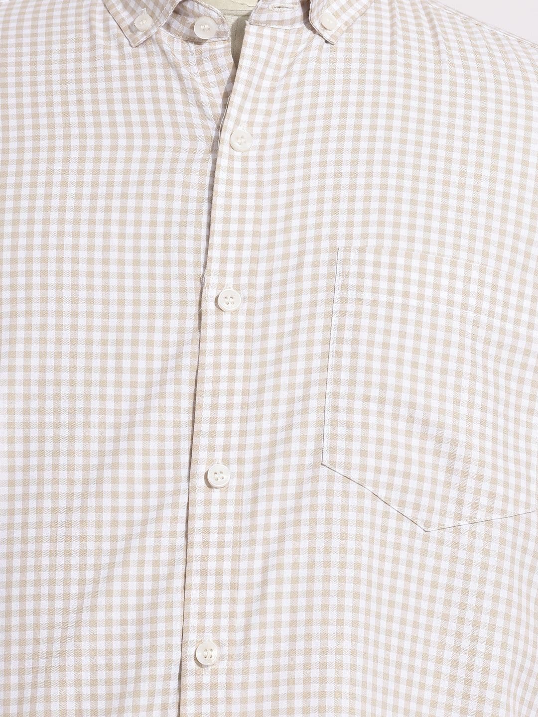 Mast & Harbour Checked Pure Cotton Casual Shirt thumbnail 3