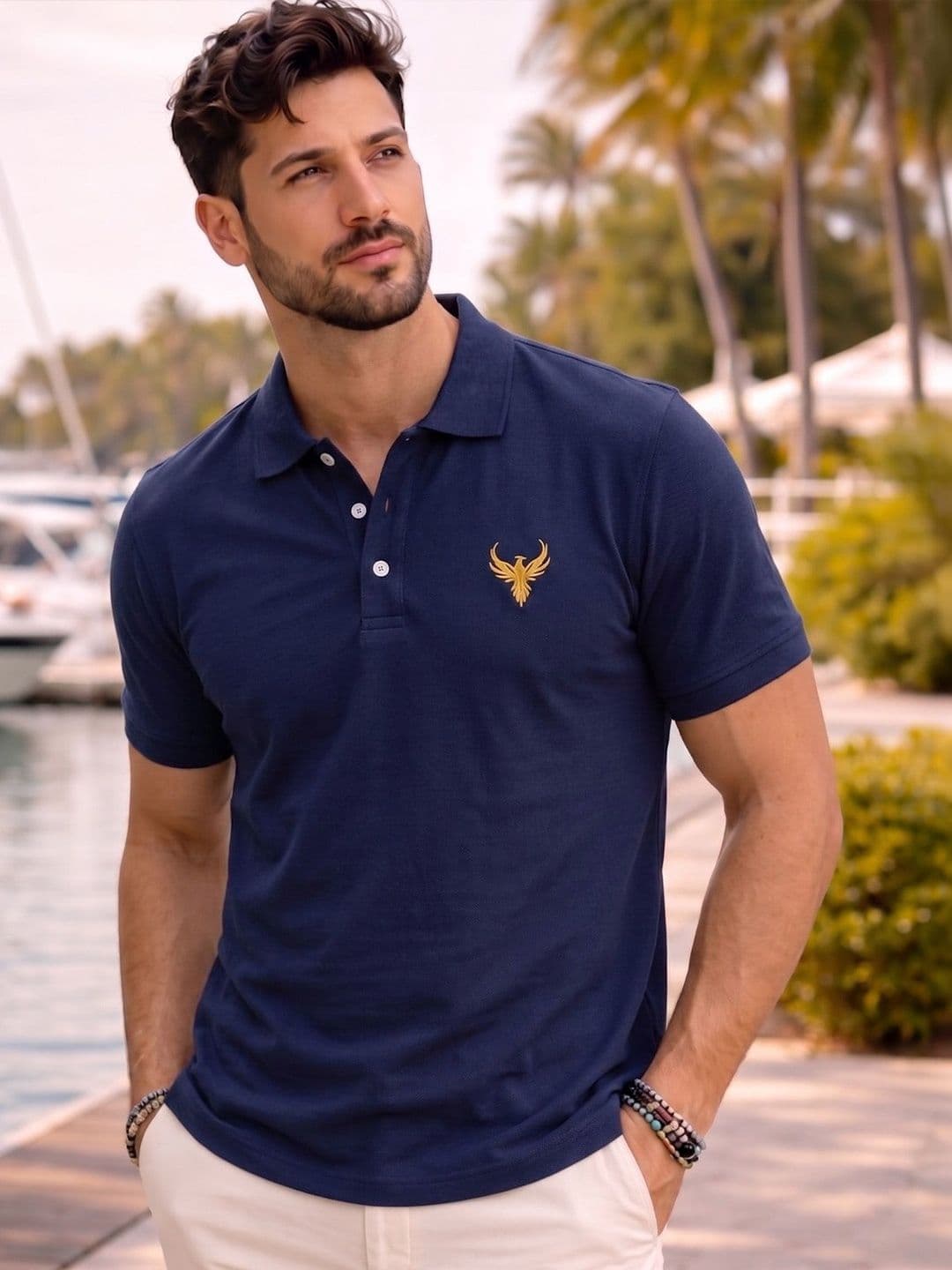Utopium Men Polo Collar T-shirt - view 1
