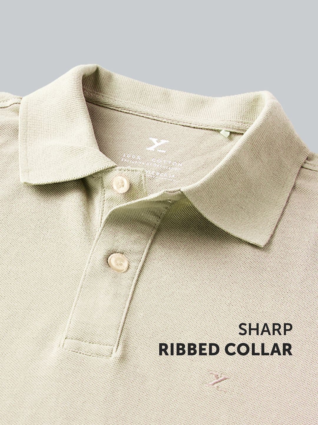 XYXX Polo Collar Pure Cotton T-shirt thumbnail 5