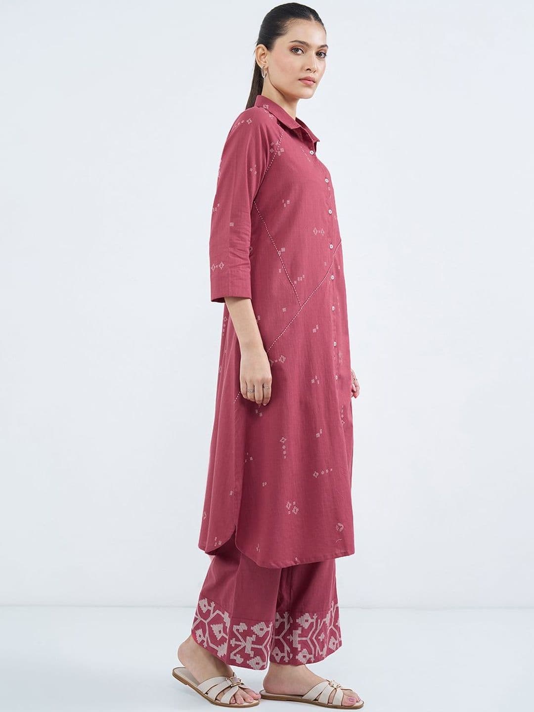 RANGMANCH BY PANTALOONS Women Geometric Printed Kurta thumbnail 4