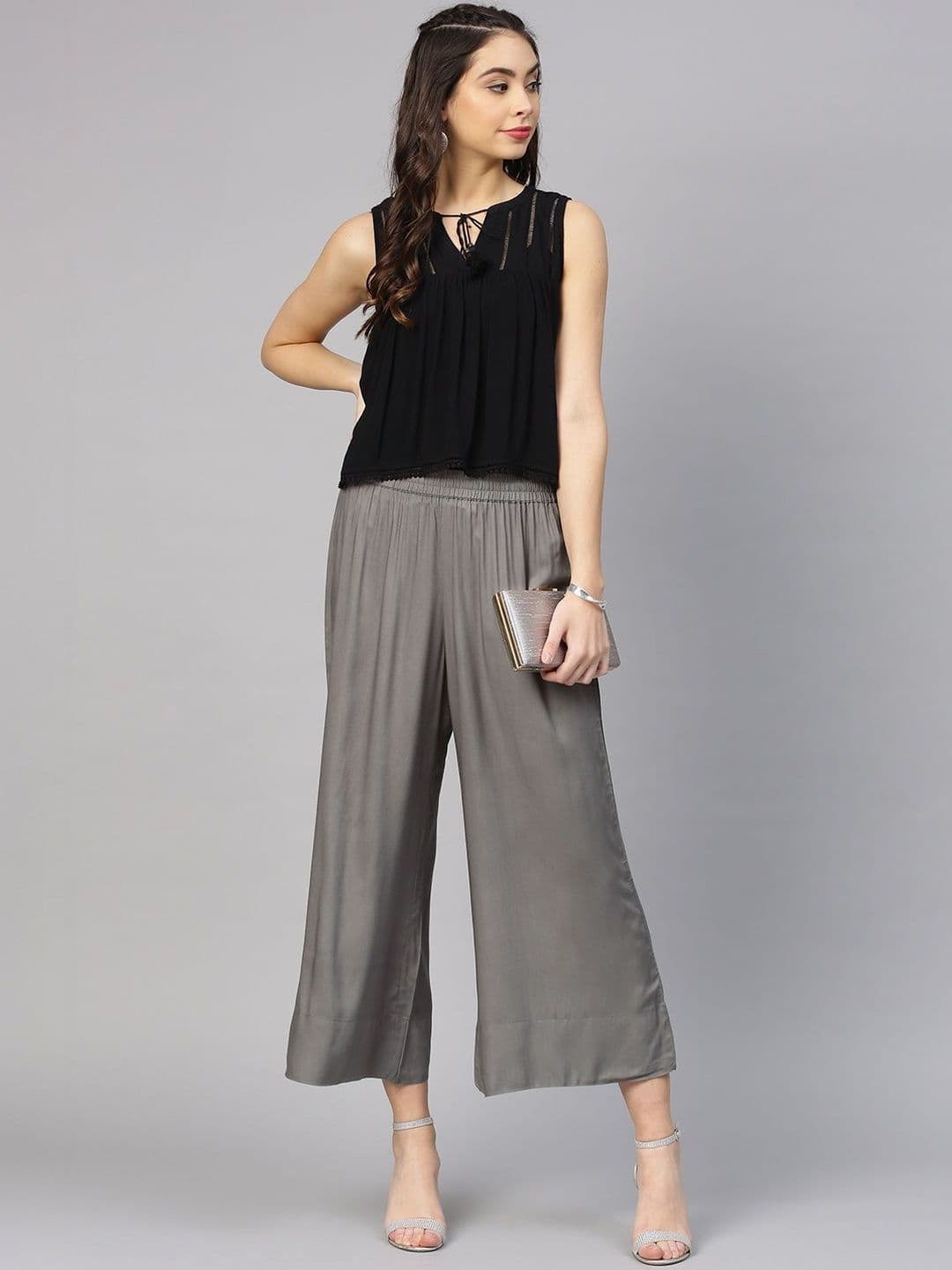AADVIKA Women Cropped Palazzos thumbnail 3