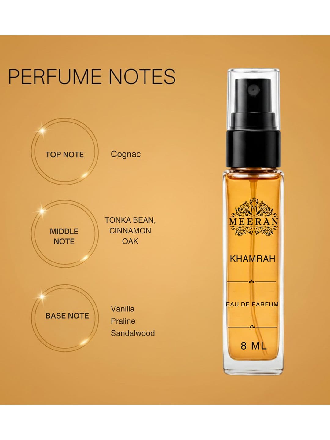 Meeran Khamrah Long Lasting Eau De Perfume- 8 ml thumbnail 4