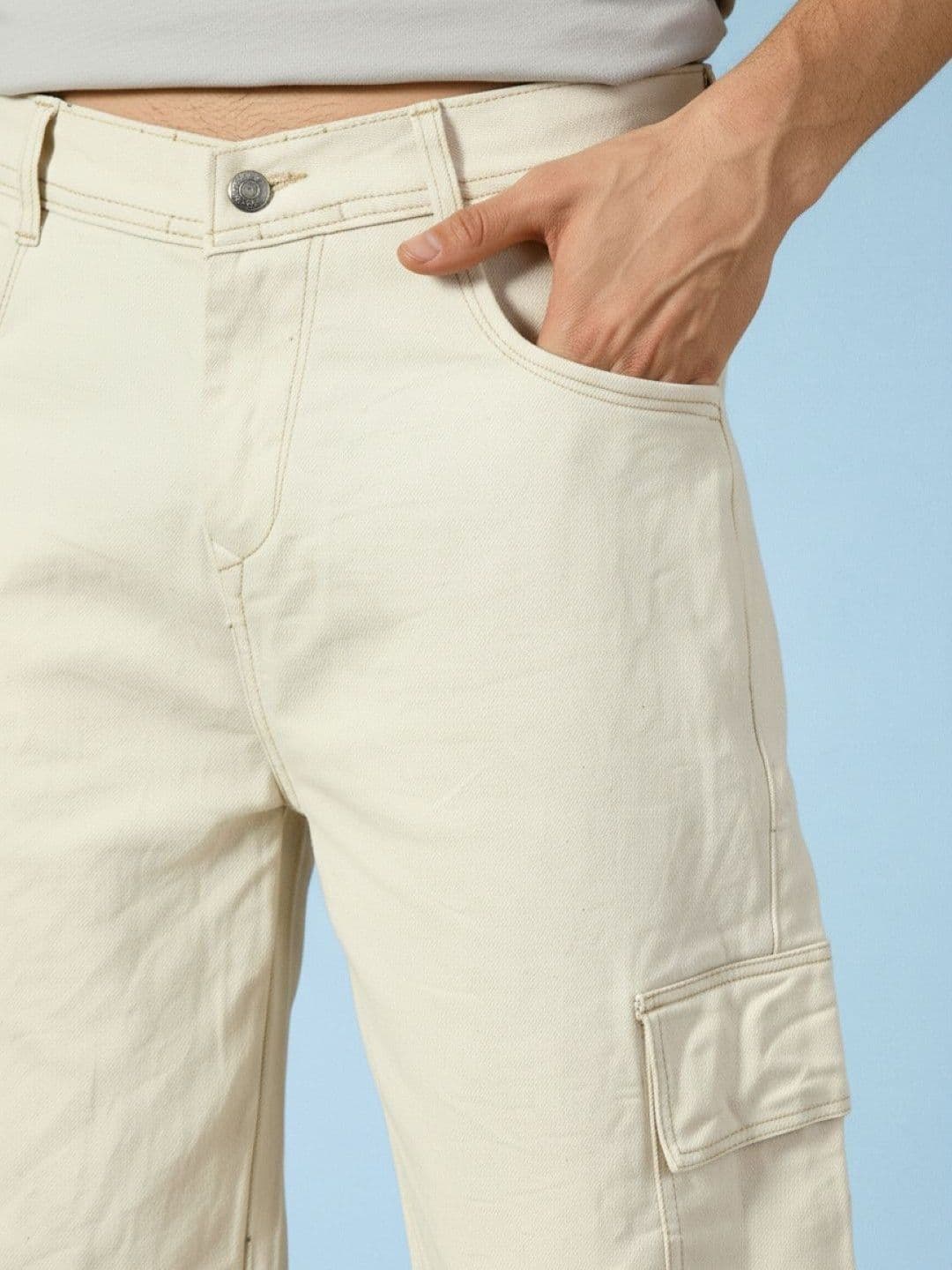 Kook N Keech Men Classic Relaxed Fit Mid-Rise Stretchable Jeans thumbnail 2