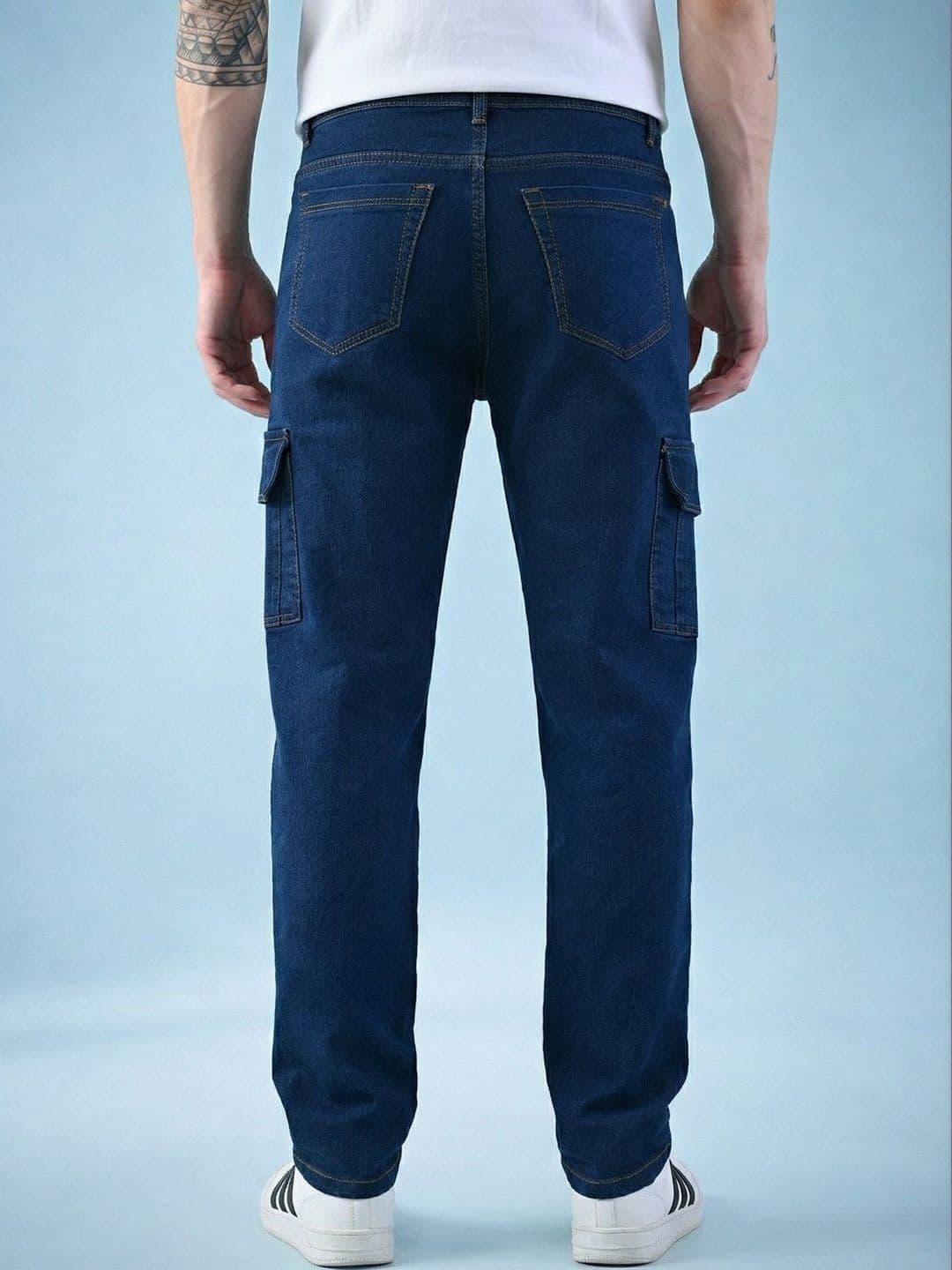 Kook N Keech Men Classic Regular Fit Mid-Rise Stretchable Jeans thumbnail 5