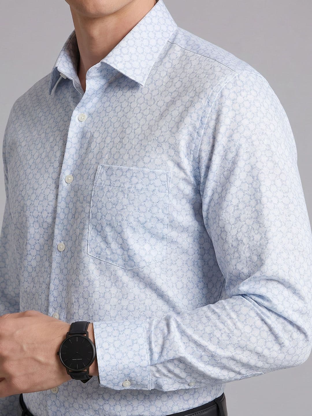 Blackberrys Micro Ditsy Printed Pure Cotton Formal Shirt thumbnail 2