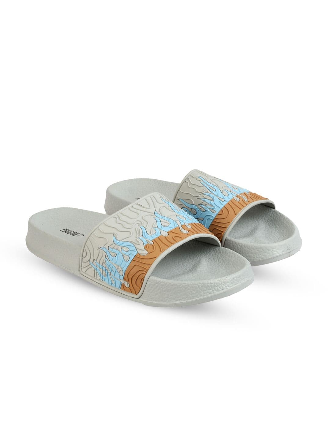 Proline Men Self Design Casual Sliders thumbnail 4
