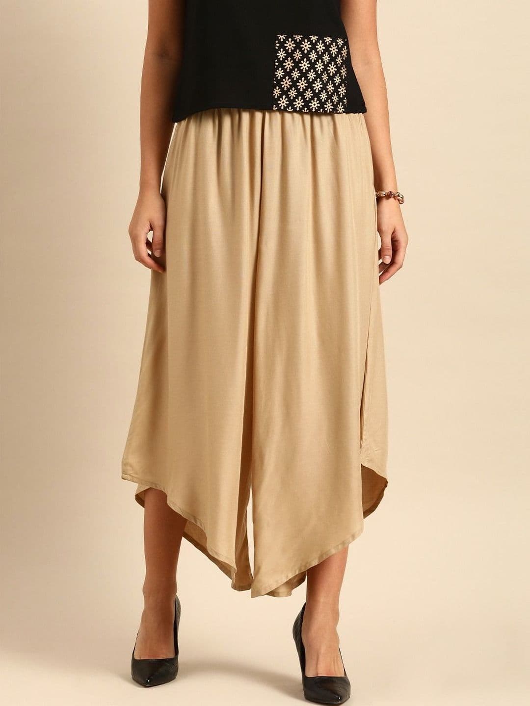AADVIKA Women Flared Ethnic Palazzos - view 1