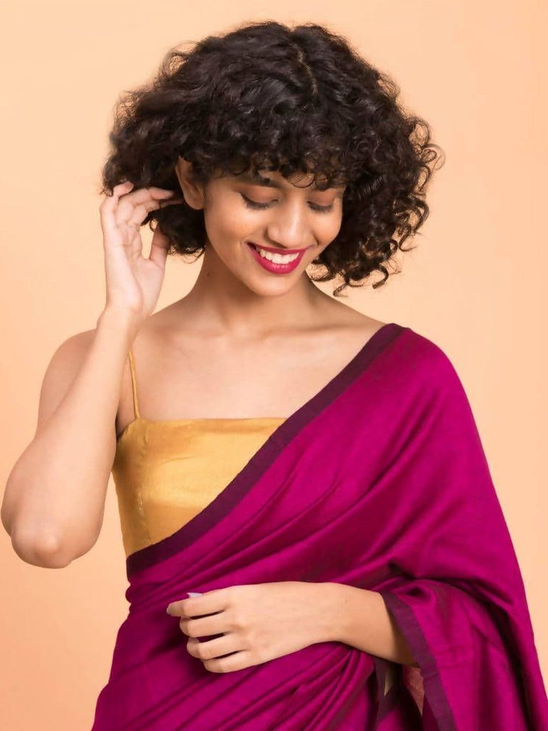 all about you Handloom Khadi Saree thumbnail 4