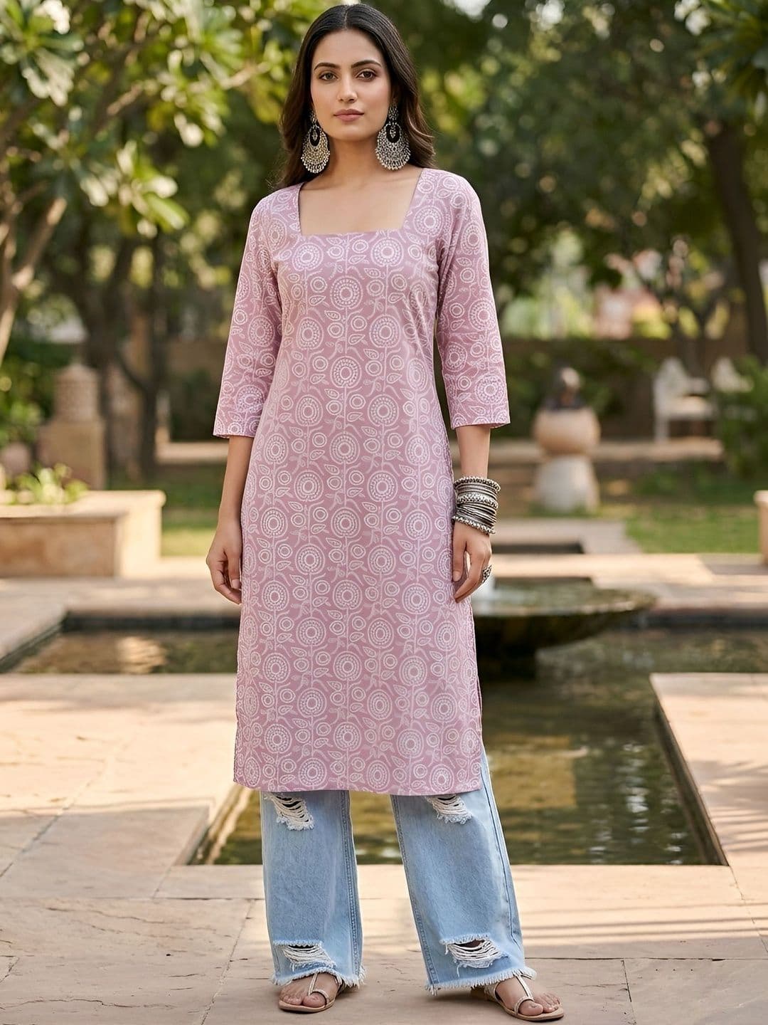 Anouk Rustic Women Ethnic Motifs Printed Kurta thumbnail 7