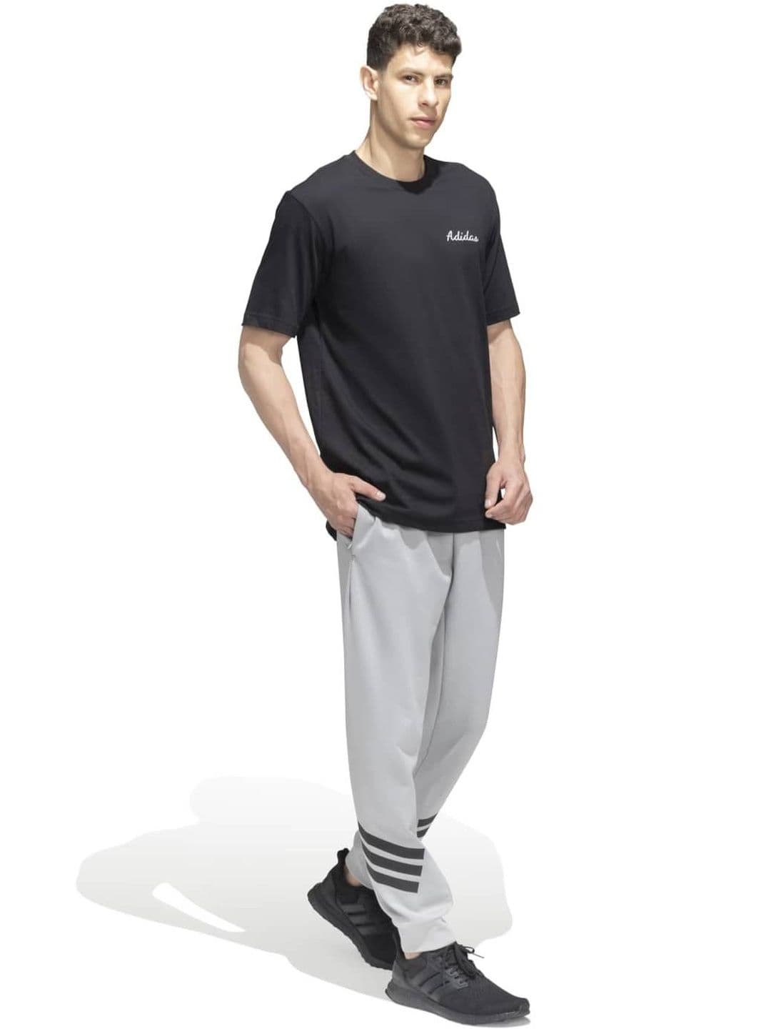 ADIDAS Printed Pure Cotton Round Neck Tshirt thumbnail 4