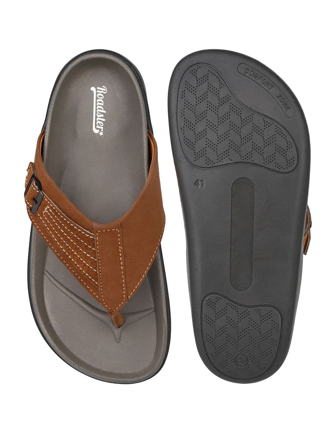 The Roadster Lifestyle Co Men Slip-On Comfort Sandals thumbnail 3