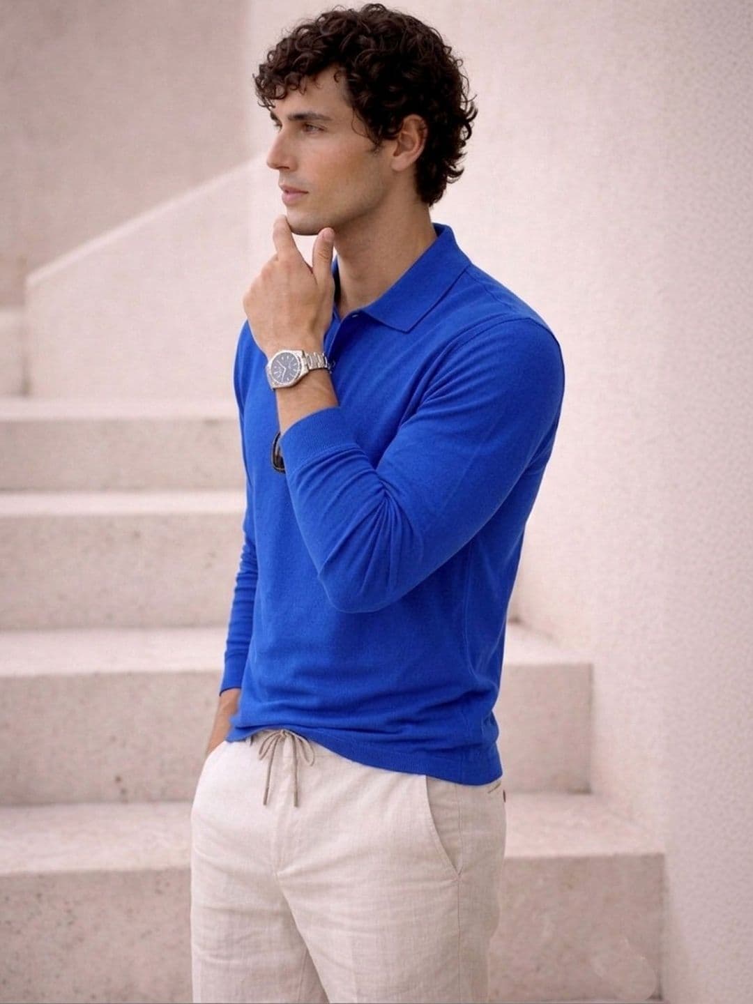 Mast & Harbour Men Polo Collar T-shirt thumbnail 7