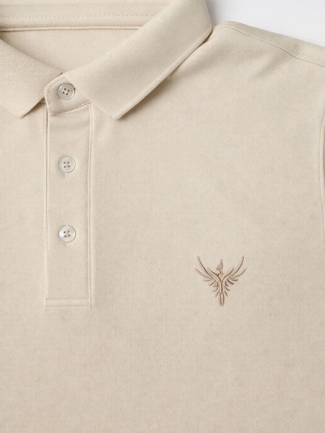 Utopium Men Brand Logo Polo Collar T-shirt thumbnail 5