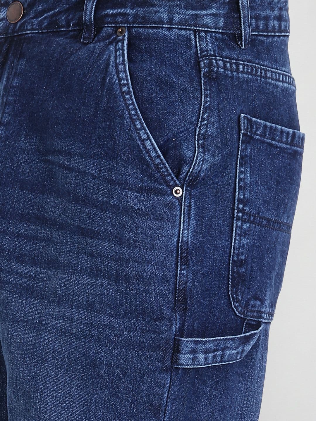 Mast & Harbour Men Straight Fit Pure Cotton Jeans thumbnail 5