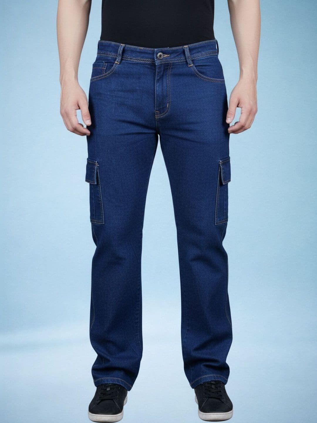 Kook N Keech Men Classic Mid-Rise Stretchable Jeans thumbnail 5
