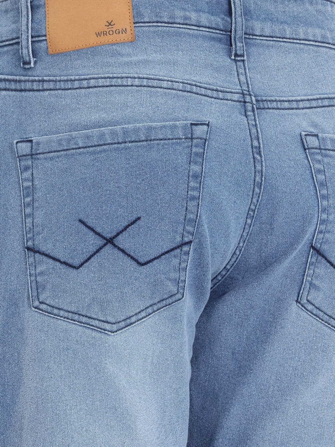 WROGN Men Anti Fit Light Fade Stretchable Jeans thumbnail 2
