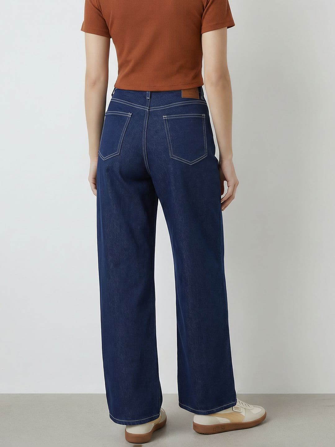 Mast & Harbour Women Relaxed Fit Stretchable Jeans thumbnail 6