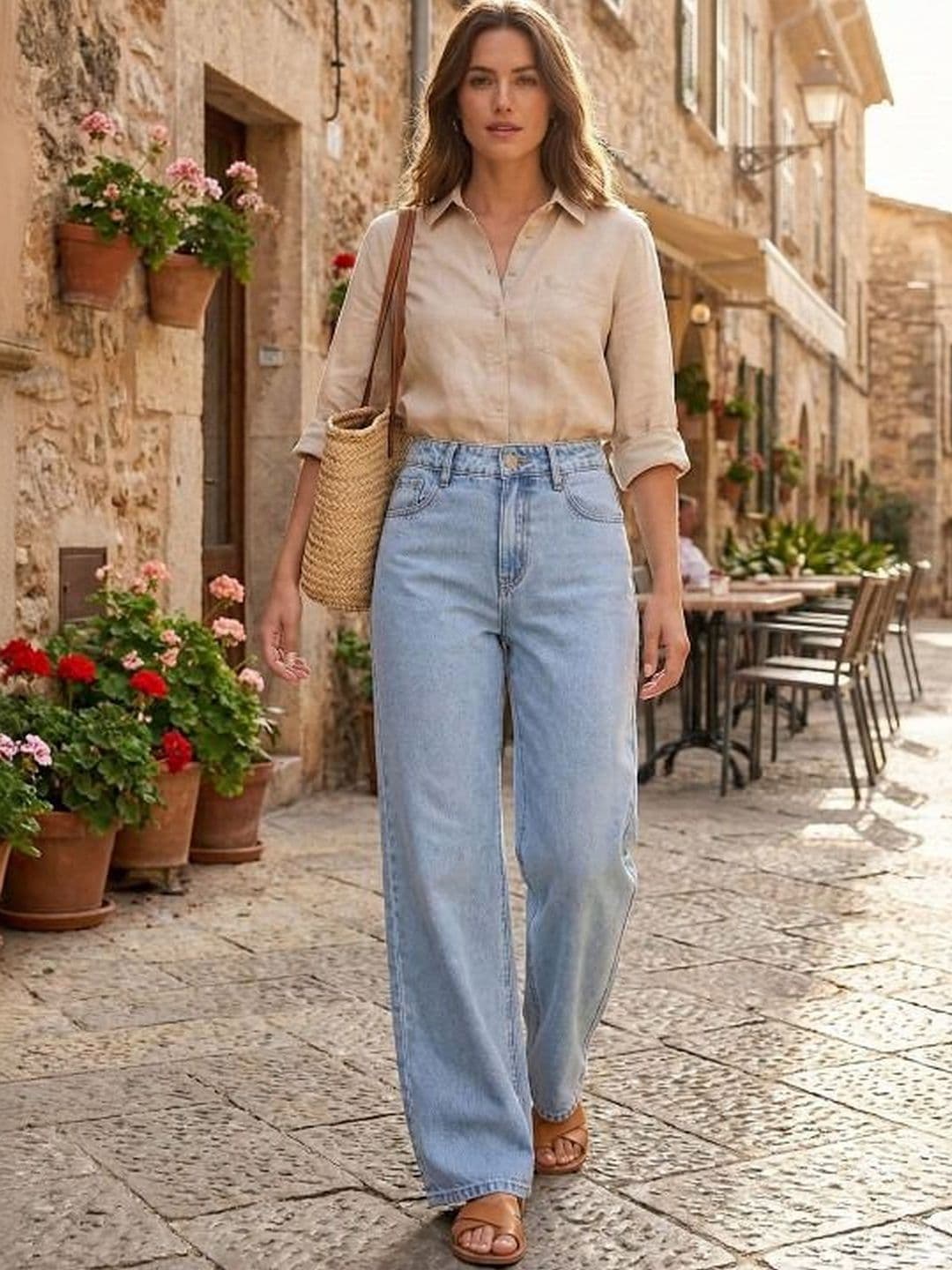 COY Women Comfort Relaxed Fit Mid-Rise Light Fade Jeans thumbnail 4