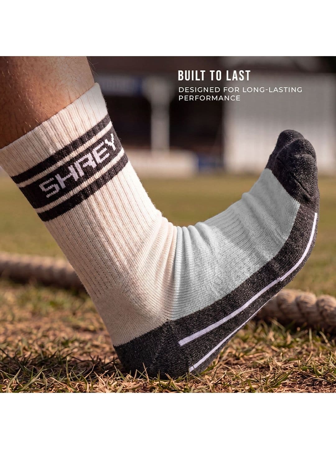 Shrey Unisex Cotton Assorted Calf Length Socks thumbnail 3