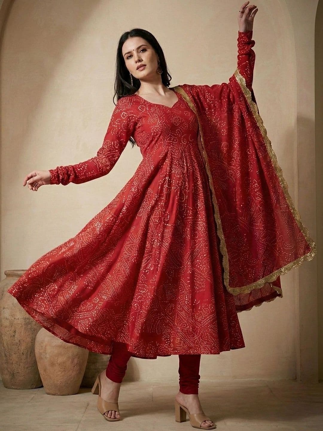 Sangria Printed Round Neck Kurta Sets thumbnail 5