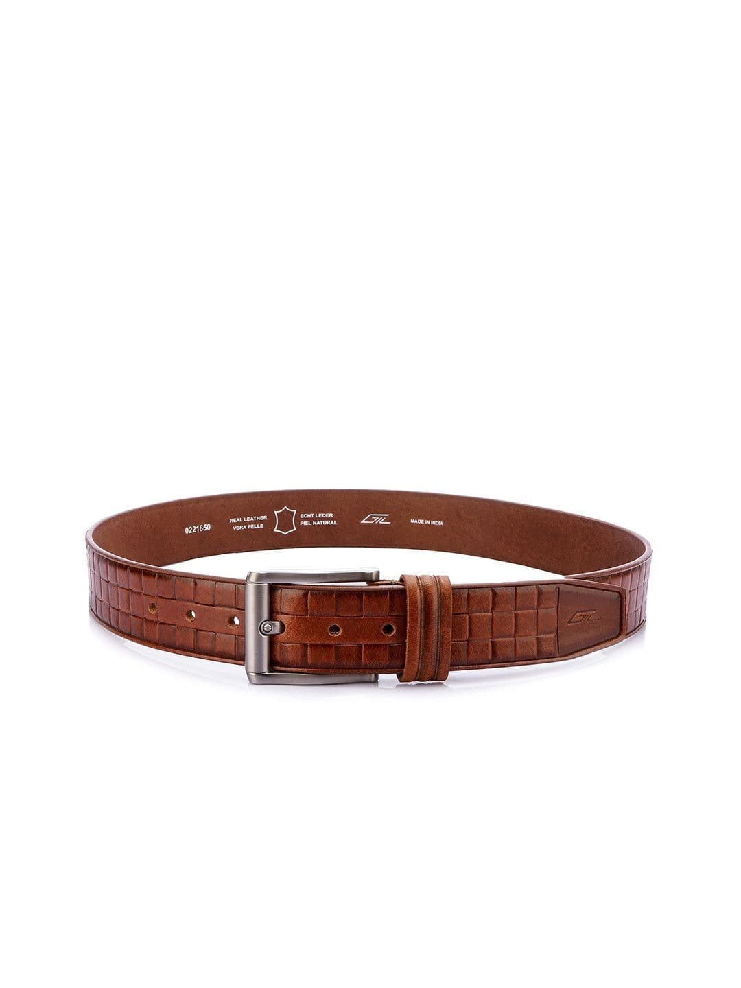 GIL Men Textured Leather Belt thumbnail 2