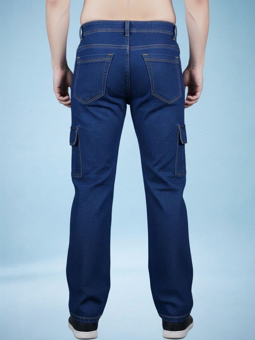 Kook N Keech Men Classic Mid-Rise Stretchable Jeans thumbnail 4