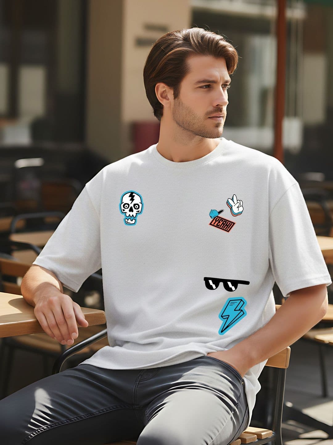 Kook N Keech Graphic Printed Round Neck Cotton Regular Fit  T-shirt thumbnail 3
