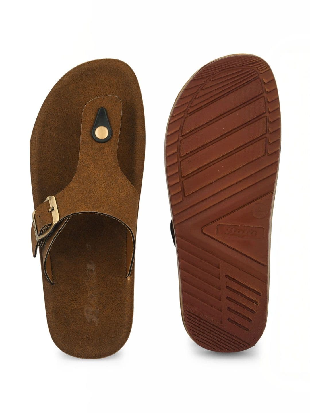 Bata Men Rubber Thong Flip-Flops thumbnail 3