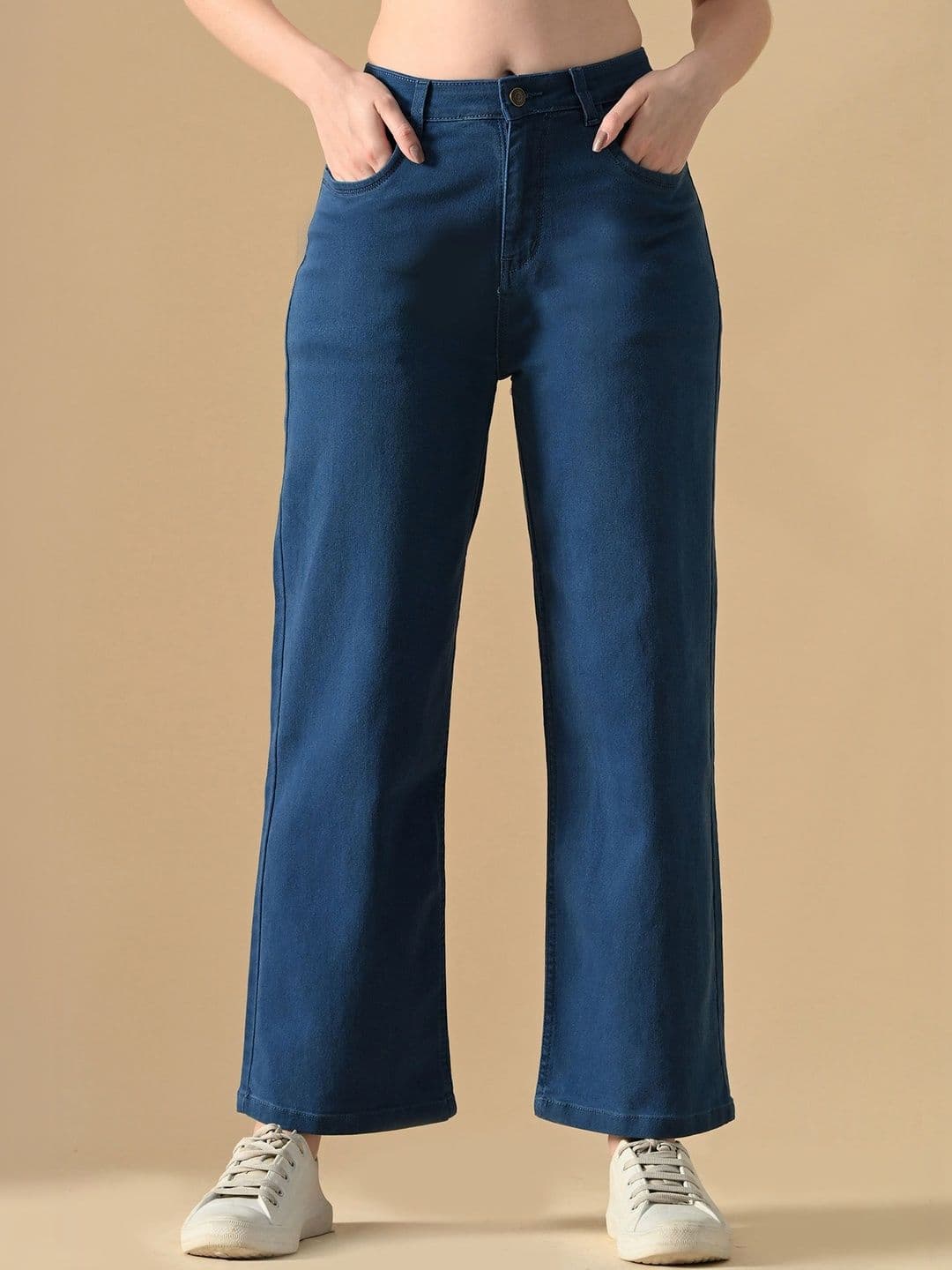 The Roadster Lifestyle Co Clean Look Straight Fit Jeans - view 1