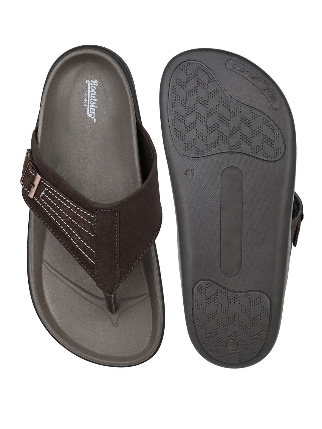 The Roadster Lifestyle Co Men  Slip-On Comfort Sandals thumbnail 5