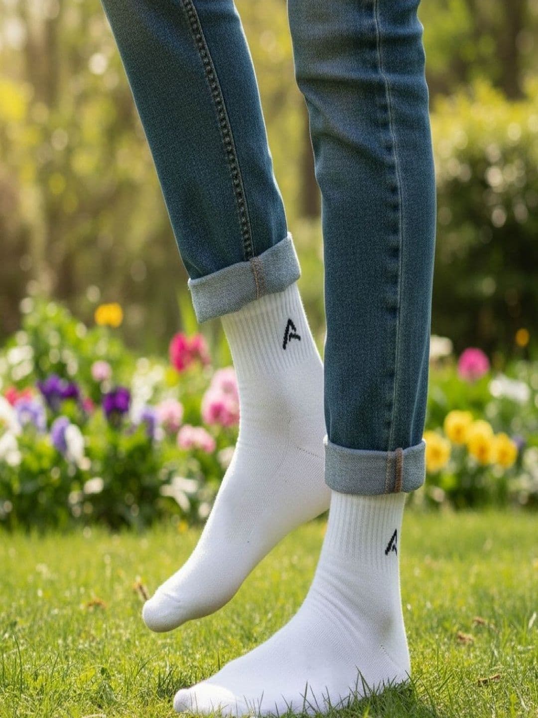 AMAREE Unisex Pack of 10 Cotton Assorted Ankle Length Socks thumbnail 4