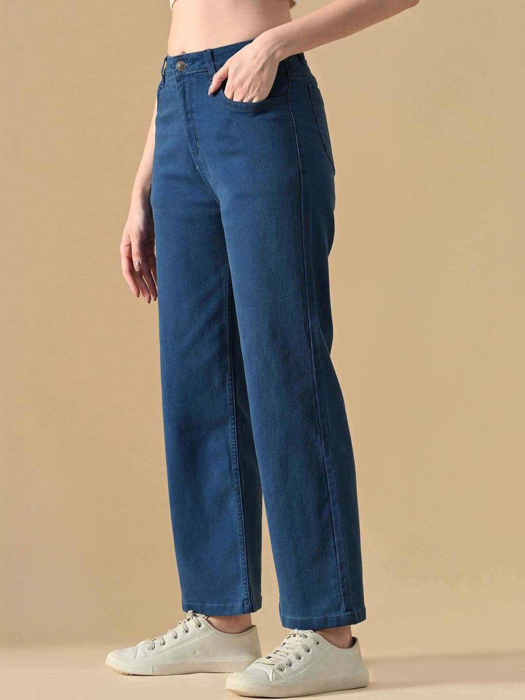 The Roadster Lifestyle Co Clean Look Straight Fit Jeans thumbnail 2