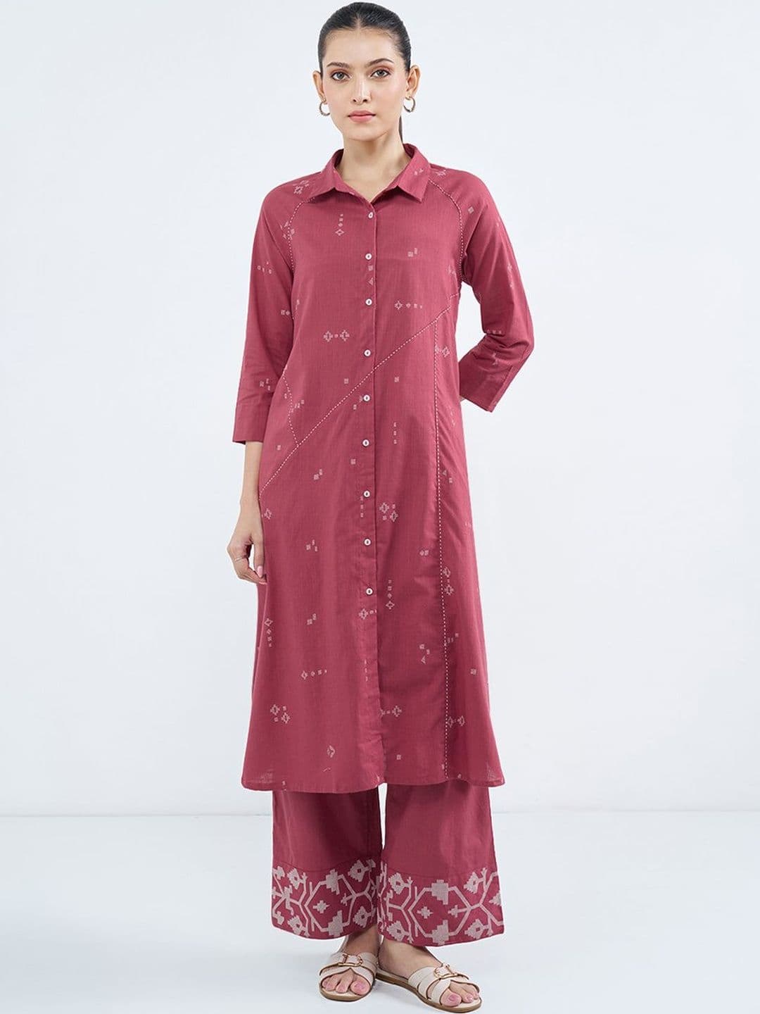RANGMANCH BY PANTALOONS Women Geometric Printed Kurta thumbnail 5