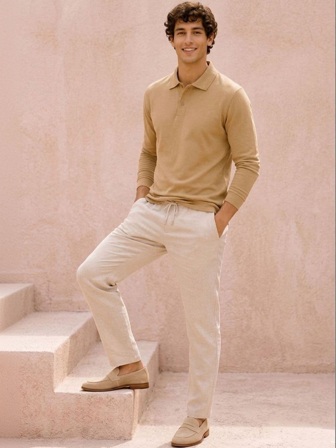 Mast & Harbour Men Polo Collar T-shirt thumbnail 5