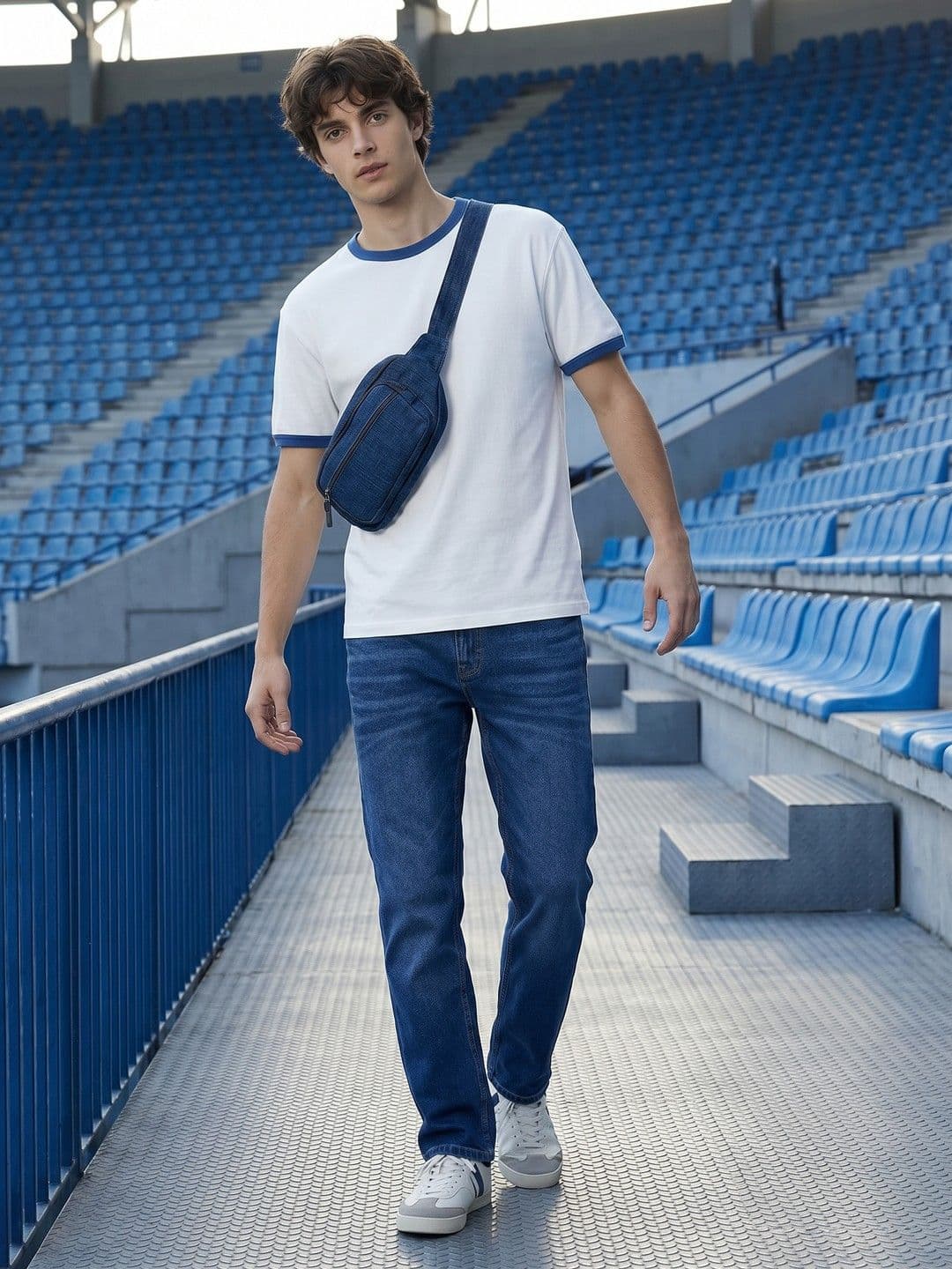 Aeropostale Men Regular Fit Mid-Rise Light Fade Cotton Jeans