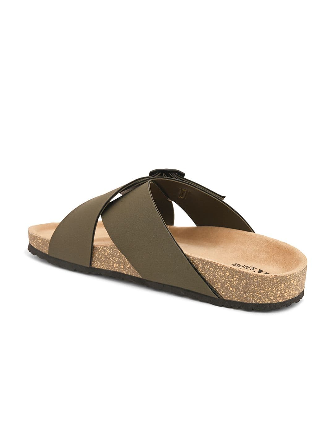 HERE&NOW Men Leather Comfort Sandals thumbnail 4