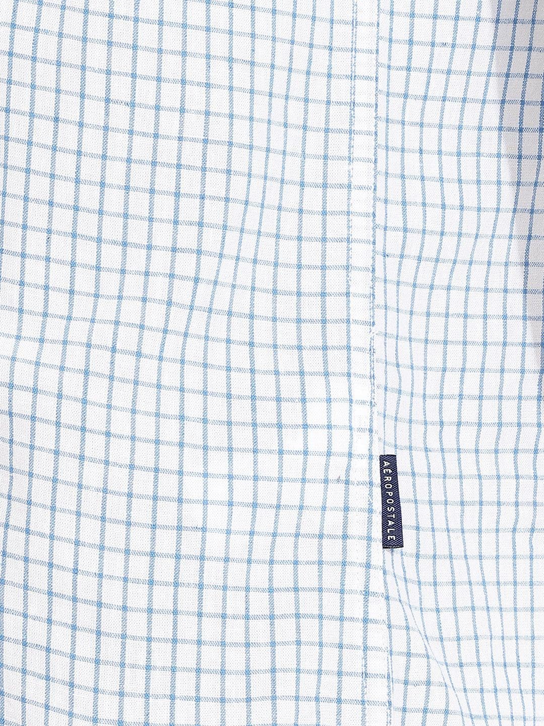 Aeropostale Checked Cotton Linen Casual Shirt thumbnail 5