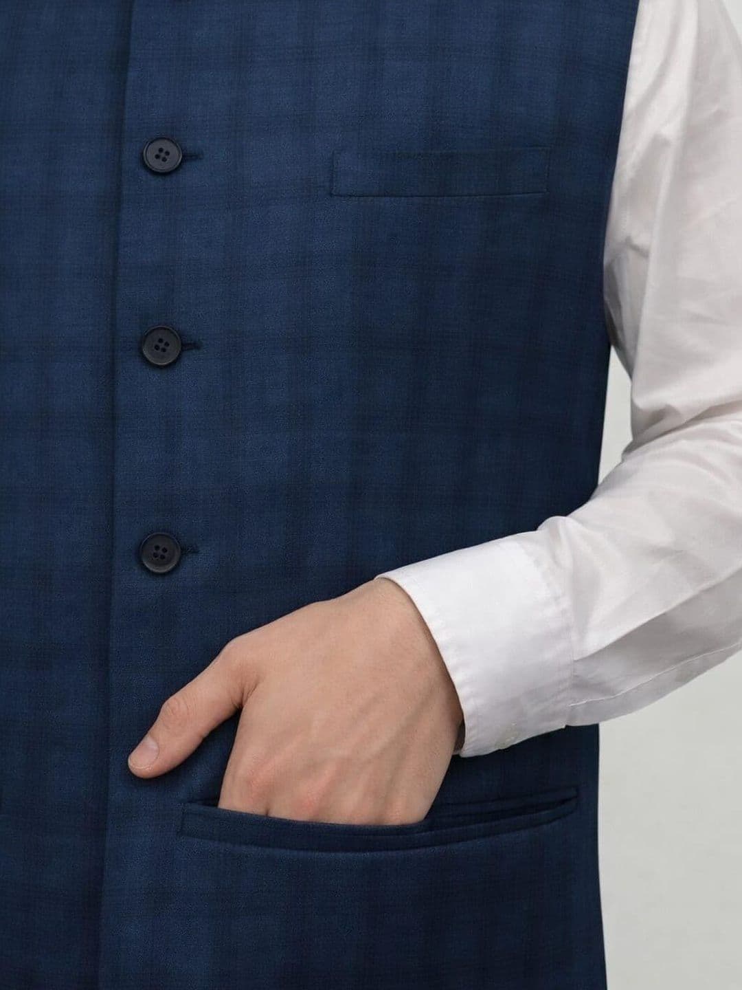 RAINMAIND Men Checked Woven Jacket thumbnail 3