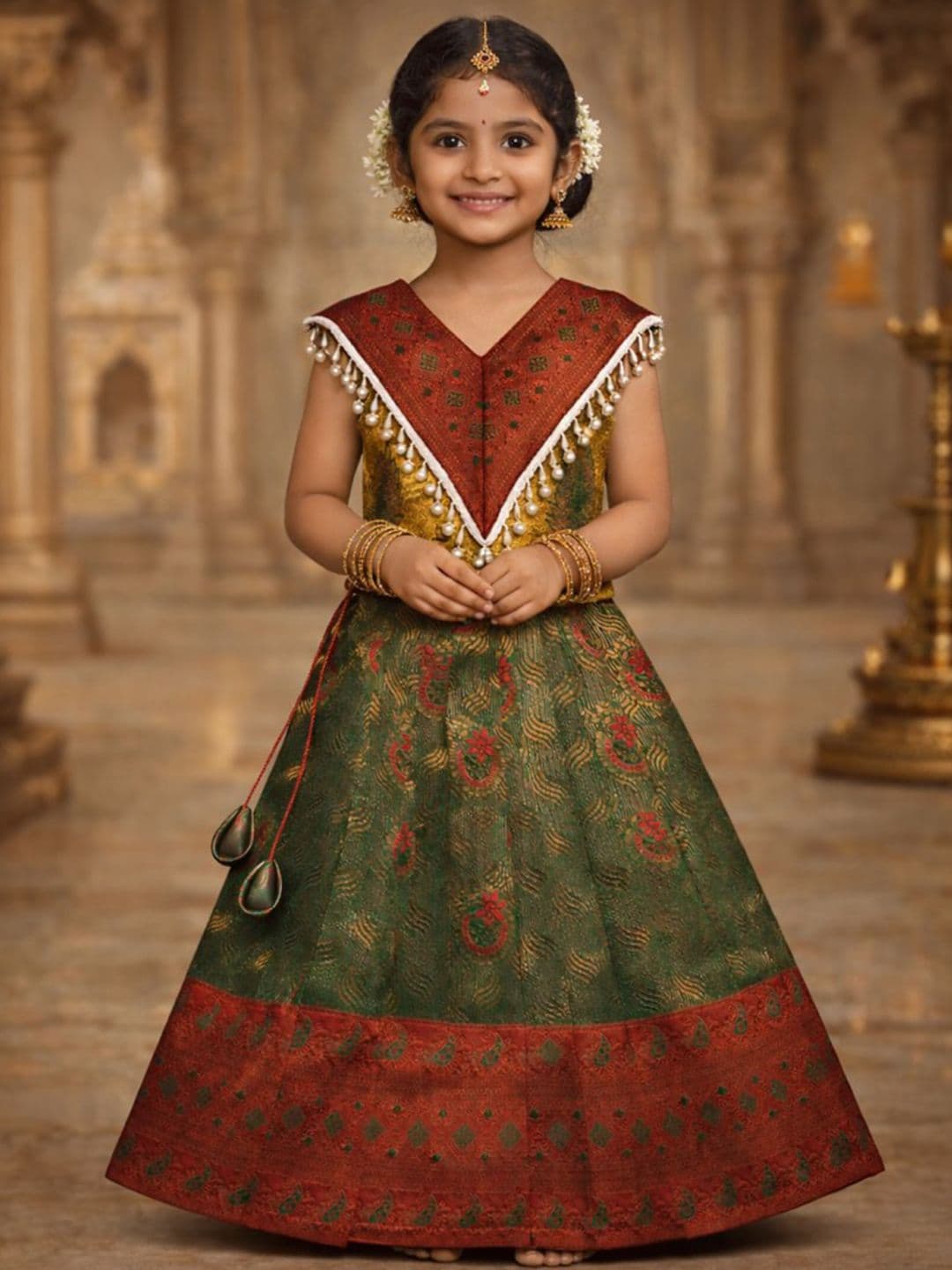 Xepon Girls Ready to Wear Lehenga & - view 1
