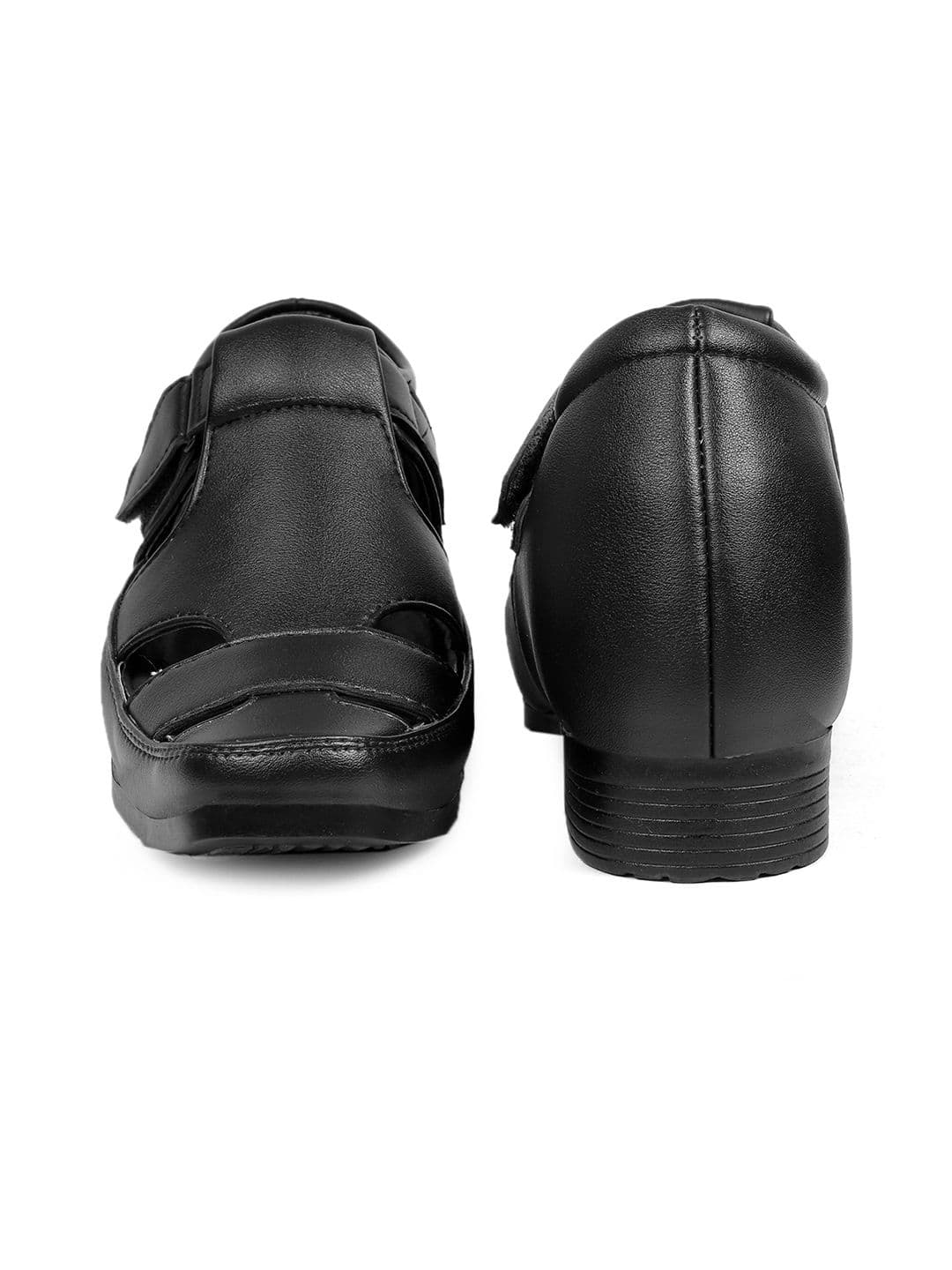 Bxxy Men Black Elevator Formal Cushion Insole Sandal thumbnail 2