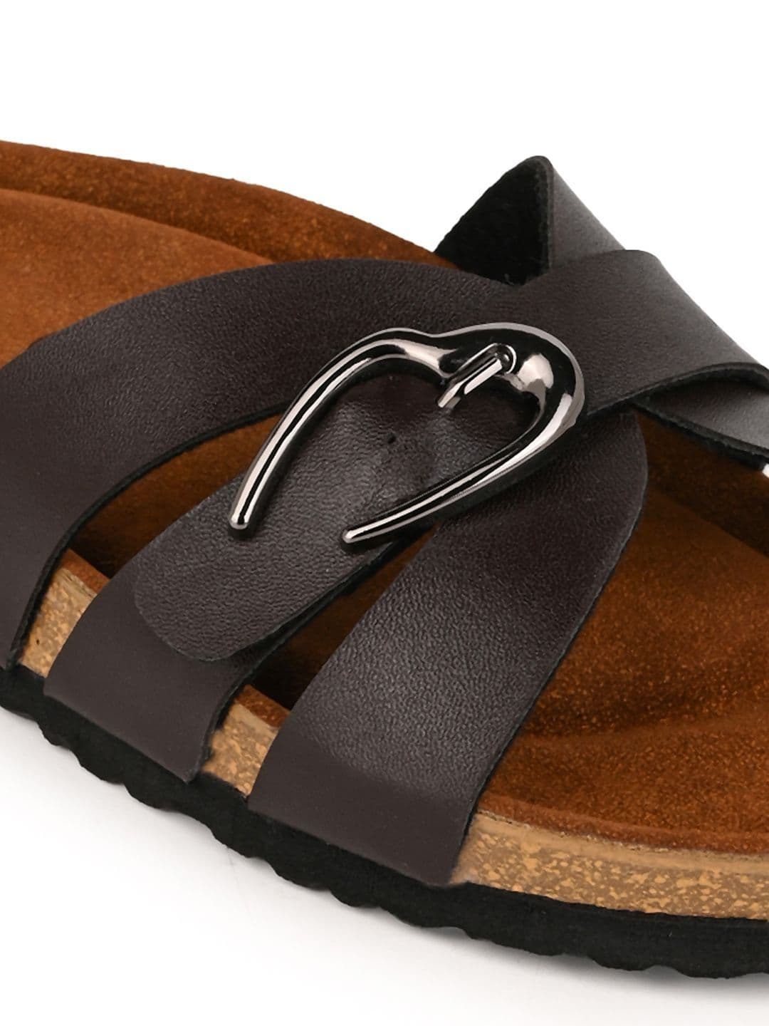 Mast & Harbour Women Open Toe Flats with Buckles thumbnail 3