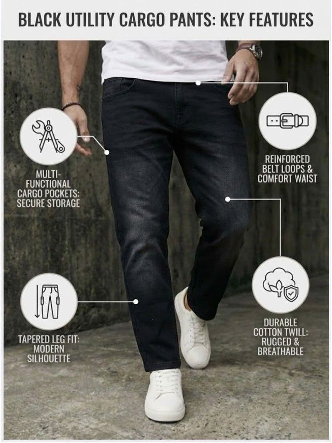 BREXX Men Comfort Straight Fit Mid-Rise Light Fade Stretchable Jeans thumbnail 5
