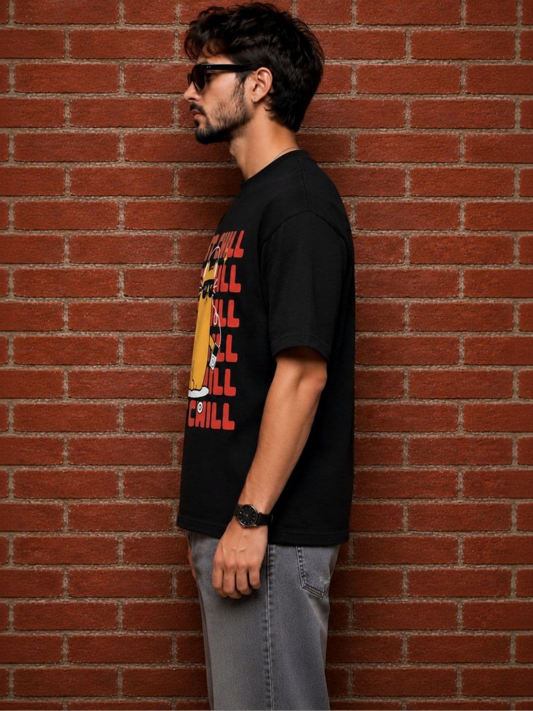 CAPTCHA Men Printed T-shirt thumbnail 3