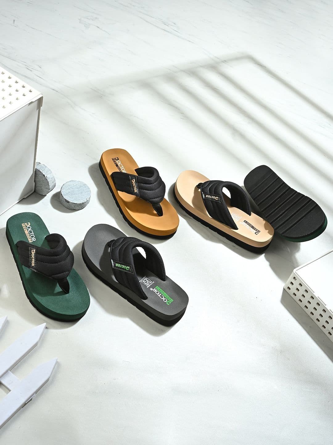 DOCTOR FEEL SOFT Men Thong Flip-Flops thumbnail 6